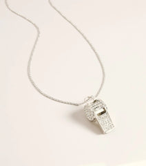 Call It Glam Referee Whistle Necklace