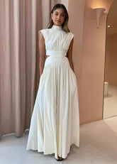Isla Cut-Out Maxi Set Sleeveless High-Neck Two-Piece