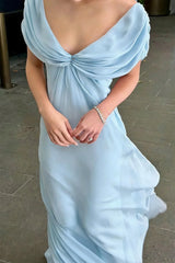Sweety A Line V Neck Pink Long Prom Dress with Ruffles