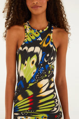 Colorfly Green Adidas Dress