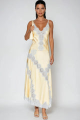 Bess Spaghetti Lace Skirt Set