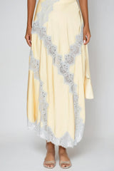 Bess Spaghetti Lace Skirt Set