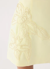 Marta Strapless Mini Dress - Yellow