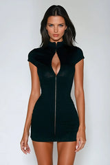 Dobromila Bodycon Hook Mini Dress